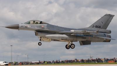 Photo ID 3889 by Craig Pelleymounter. Netherlands Air Force General Dynamics F 16AM Fighting Falcon, J 868