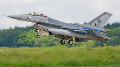 Photo ID 35032 by Alex van Noye. Netherlands Air Force General Dynamics F 16AM Fighting Falcon, J 637