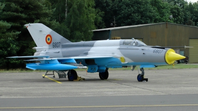 Photo ID 37888 by Radim Spalek. Romania Air Force Mikoyan Gurevich MiG 21MF 75 Lancer C, 6807