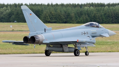 Photo ID 37940 by Rainer Mueller. Germany Air Force Eurofighter EF 2000 Typhoon S, 31 16