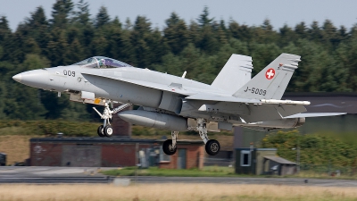 Photo ID 38338 by Rainer Mueller. Switzerland Air Force McDonnell Douglas F A 18C Hornet, J 5009