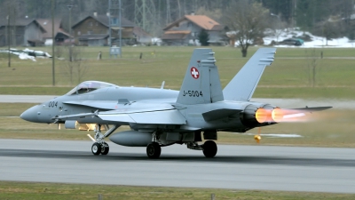 Photo ID 38483 by Joop de Groot. Switzerland Air Force McDonnell Douglas F A 18C Hornet, J 5004