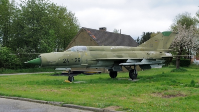 Photo ID 38600 by Joop de Groot. Germany Air Force Mikoyan Gurevich MiG 21bis, 24 29