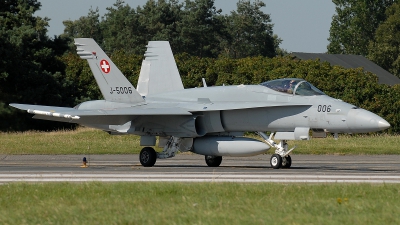 Photo ID 38759 by Klemens Hoevel. Switzerland Air Force McDonnell Douglas F A 18C Hornet, J 5006