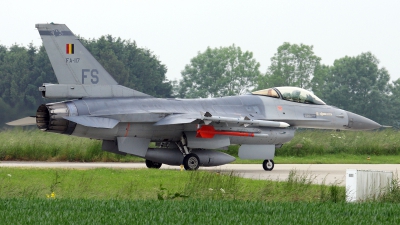 Photo ID 39713 by Walter Van Bel. Belgium Air Force General Dynamics F 16AM Fighting Falcon, FA 117