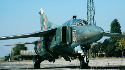Photo ID 40826 by Alexander Mladenov. Bulgaria Air Force Mikoyan Gurevich MiG 23UB, 26