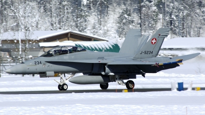 Photo ID 41095 by Joop de Groot. Switzerland Air Force McDonnell Douglas F A 18D Hornet, J 5234