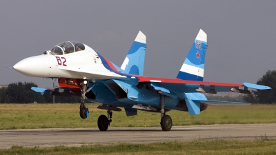 Photo ID 41740 by Chris Lofting. Russia Air Force Sukhoi Su 27UB, 62 RED