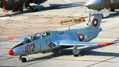 Photo ID 44268 by Alexander Mladenov. Bulgaria Air Force Aero L 29 Delfin, 102