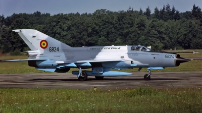 Photo ID 44644 by Lieuwe Hofstra. Romania Air Force Mikoyan Gurevich MiG 21MF 75 Lancer C, 6824