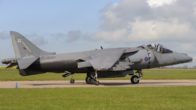Photo ID 45618 by rinze de vries. UK Air Force British Aerospace Harrier GR 9, ZD403