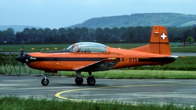 Photo ID 47091 by Joop de Groot. Switzerland Air Force Pilatus PC 7 Turbo Trainer, A 915