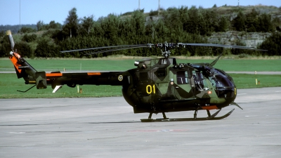 Photo ID 47382 by Joop de Groot. Sweden Armed Forces MBB Bo 105CB 3 Hkp9A, 09201