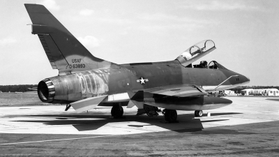 Photo ID 47531 by Eric Tammer. USA Air Force North American F 100F Super Sabre, 56 3893