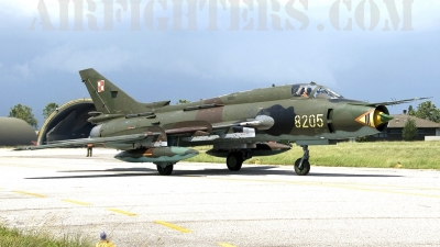 Photo ID 5960 by Roberto Bianchi. Poland Air Force Sukhoi Su 22M4 Fitter K, 8205