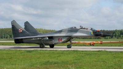 Photo ID 49347 by E de Wissel. Poland Air Force Mikoyan Gurevich MiG 29UB 9 51, 64