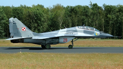 Photo ID 51137 by Karl-Heinz Morawietz. Poland Air Force Mikoyan Gurevich MiG 29UB 9 51, 28