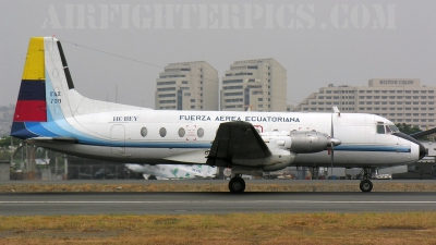 Photo ID 642 by Eduardo Cardenas Suyo. Ecuador Air Force Hawker Siddeley HS 748 Srs2A 285LFD Andover, FAE739