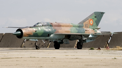 Photo ID 52407 by Carl Brent. Romania Air Force Mikoyan Gurevich MiG 21M Lancer A, 812