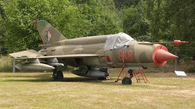 Photo ID 53049 by Jörg Pfeifer. East Germany Air Force Mikoyan Gurevich MiG 21bis, 848