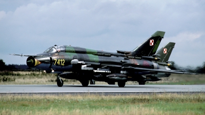 Photo ID 53420 by Joop de Groot. Poland Air Force Sukhoi Su 22M4 Fitter K, 7412