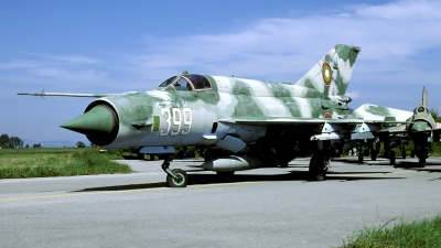 Photo ID 55368 by Joop de Groot. Bulgaria Air Force Mikoyan Gurevich MiG 21bis, 399
