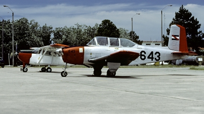 Photo ID 55677 by Carl Brent. Uruguay Air Force Beech T 34A Mentor, 643
