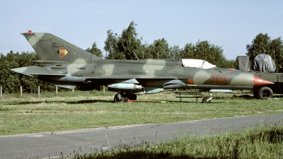 Photo ID 55977 by Carl Brent. East Germany Air Force Mikoyan Gurevich MiG 21SPS, 981