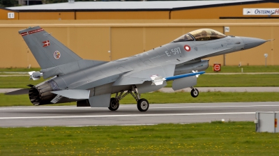 Photo ID 55800 by Jan Suchanek. Denmark Air Force General Dynamics F 16AM Fighting Falcon, E 597