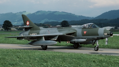 Photo ID 57095 by Henk Schuitemaker. Switzerland Air Force Hawker Hunter F58, J 4062