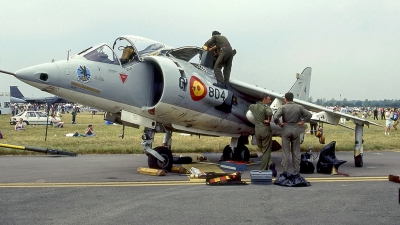 Photo ID 7171 by Paul Tiller. Spain Navy Hawker Siddeley AV 8S Harrier, VA1 3