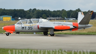 Photo ID 7291 by Rainer Mueller. Belgium Air Force Fouga CM 170R Magister, MT 35