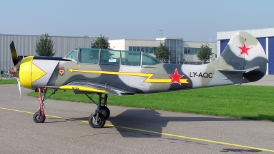 Photo ID 60107 by Johannes Berger. Private Private Yakovlev Yak 52, LY AQC