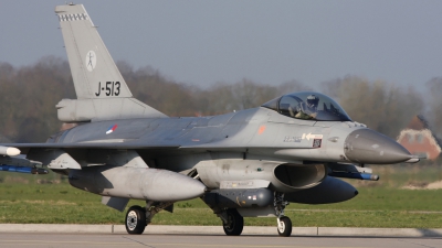 Photo ID 60438 by Rob Hendriks. Netherlands Air Force General Dynamics F 16AM Fighting Falcon, J 513