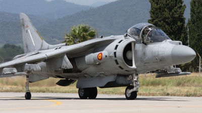 Photo ID 60518 by Rob Hendriks. Spain Navy McDonnell Douglas EAV 8B Harrier II, VA 1B 25