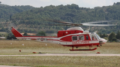 Photo ID 60747 by Rob Hendriks. Italy Vigili del Fuoco Agusta Bell AB 412 Grifone, I VFOE