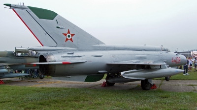 Photo ID 62018 by Horatiu Goanta. Hungary Air Force Mikoyan Gurevich MiG 21MF, 4408