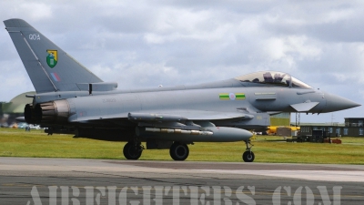 Photo ID 7637 by Peter Reoch. UK Air Force Eurofighter Typhoon F2, ZJ292