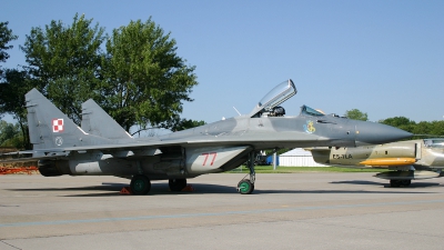 Photo ID 61372 by Rob Hendriks. Poland Air Force Mikoyan Gurevich MiG 29A 9 12A, 77