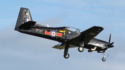Photo ID 62716 by Mike Griffiths. UK Air Force Short Tucano T1, ZF137