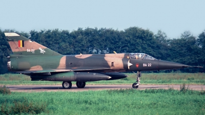Photo ID 62858 by Arie van Groen. Belgium Air Force Dassault Mirage 5BA, BA22