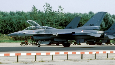 Photo ID 64065 by Joop de Groot. Netherlands Air Force General Dynamics F 16B Fighting Falcon, J 269