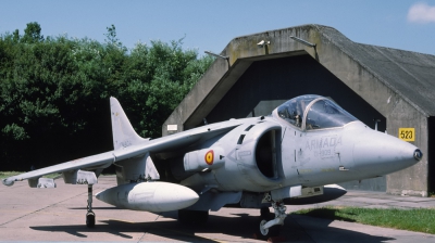 Photo ID 63901 by Lieuwe Hofstra. Spain Navy McDonnell Douglas EAV 8B Harrier II, VA 1B 20