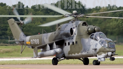 Photo ID 8495 by Chris Lofting. Czech Republic Air Force Mil Mi 35 Mi 24V, 0788