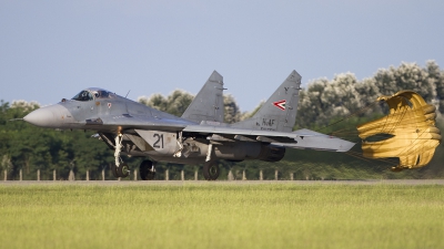 Photo ID 68389 by Joerg Amann. Hungary Air Force Mikoyan Gurevich MiG 29B 9 12A, 21