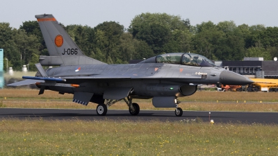 Photo ID 70068 by Niels Roman / VORTEX-images. Netherlands Air Force General Dynamics F 16BM Fighting Falcon, J 066