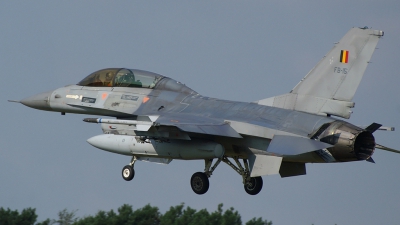 Photo ID 9013 by frank van de waardenburg. Belgium Air Force General Dynamics F 16BM Fighting Falcon, FB 15