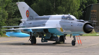 Photo ID 78896 by Arie van Groen. Romania Air Force Mikoyan Gurevich MiG 21MF 75 Lancer C, 5724