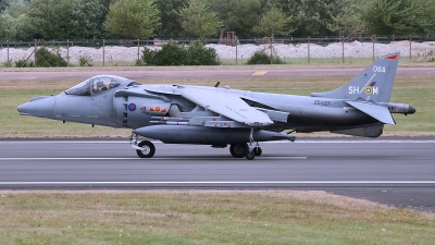 Photo ID 79246 by Bob Wood. UK Air Force British Aerospace Harrier GR 9, ZD327