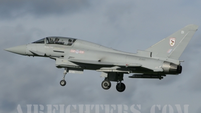 Photo ID 9968 by lee blake. UK Air Force Eurofighter Typhoon T1, ZJ810